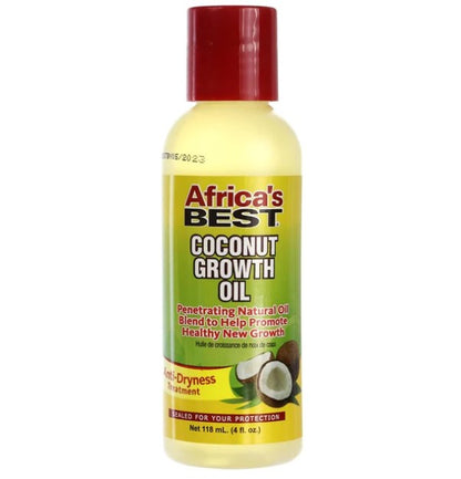 Africas Best Coconut Growth Oil 4oz