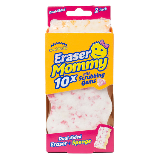 Scrub Daddy Eraser Mommy 10x Dual-Sided Eraser Pads, 2 Count