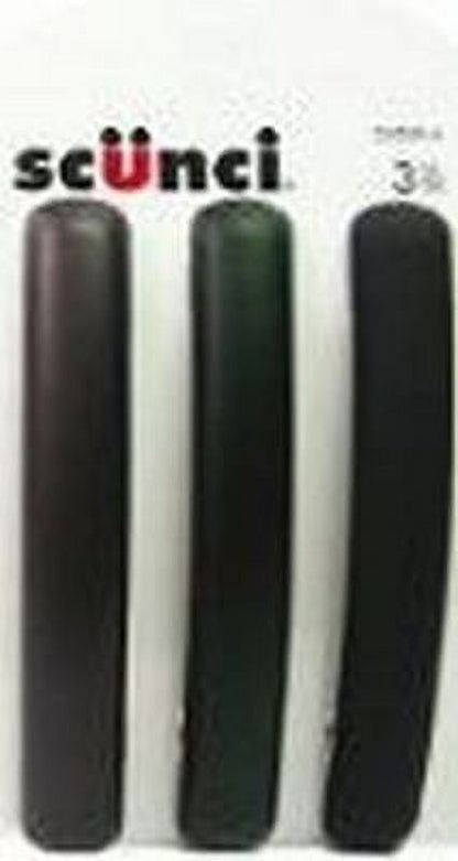 Scünci Effortless Beauty Matte Barrettes, 3 CT