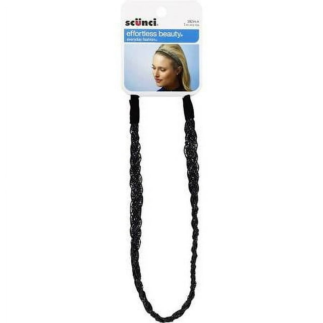 Scünci Effortless Beauty Black Headband, 1 CT