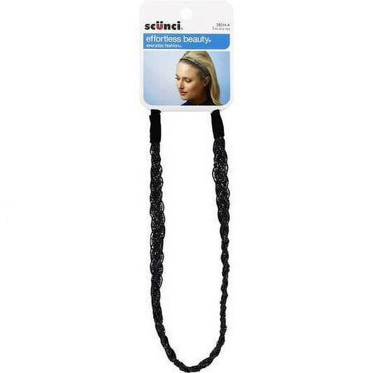Scünci Effortless Beauty Black Headband, 1 CT