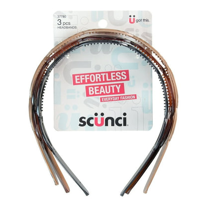 Scünci Effortless Beauty Rubberband Black, 250 CT