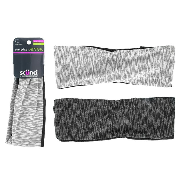 scünci Everyday & Active No-Slip Grip Reversible Headband - Assorted Colors