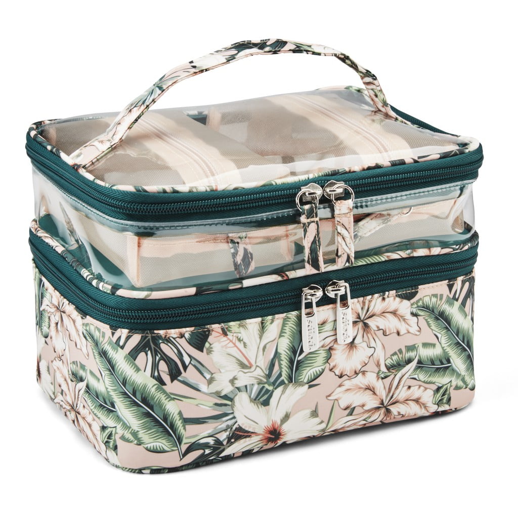 scünci Floral 3 Piece Train Case