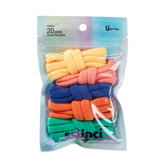 12-Pk Bright Ponytailers    Tween