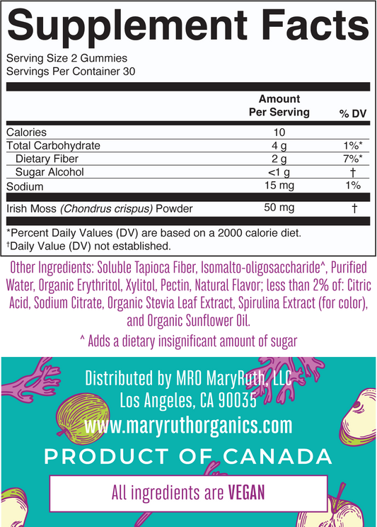 MARY RUTH'S SEA MOSS,OG2,LQD EX
