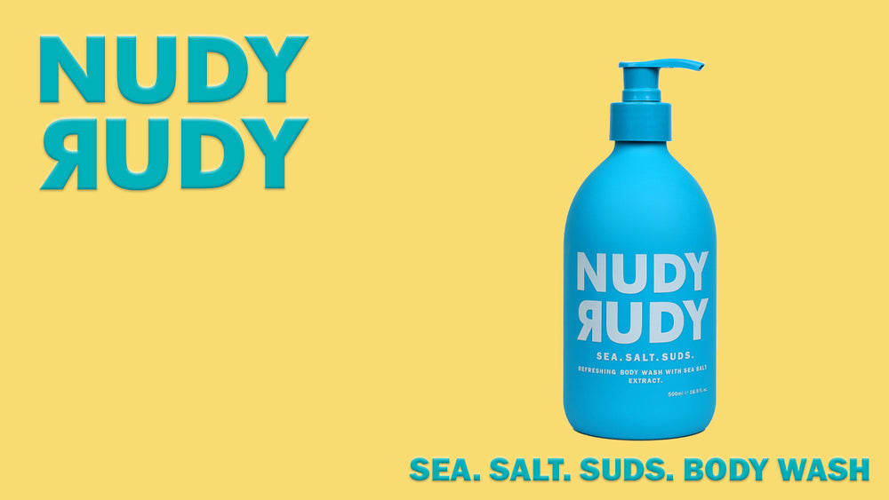 NUDY RUDY BODY WASH,SEA SALT SUDS