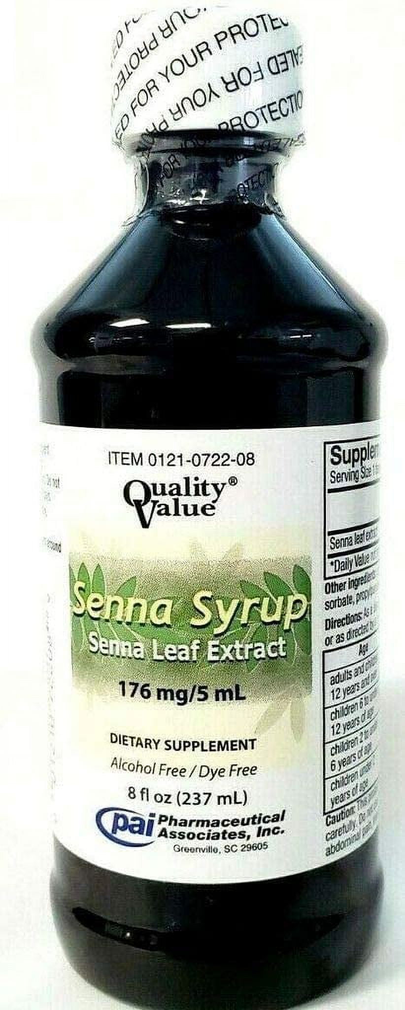 SENNA LAXATIVE 176 MG-5 ML SYR 237 ML