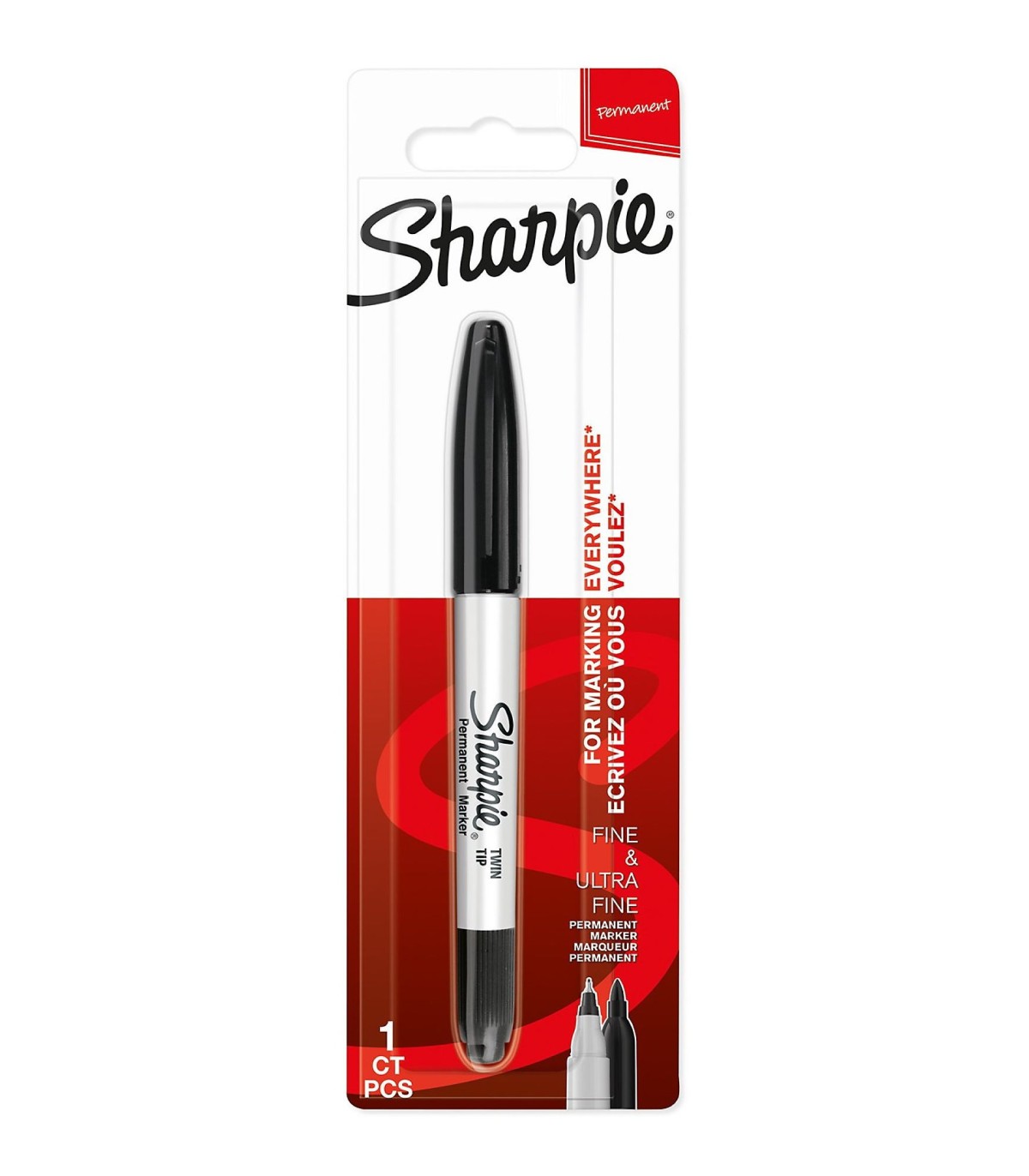 Sharpie Permanent Marker Fine Black