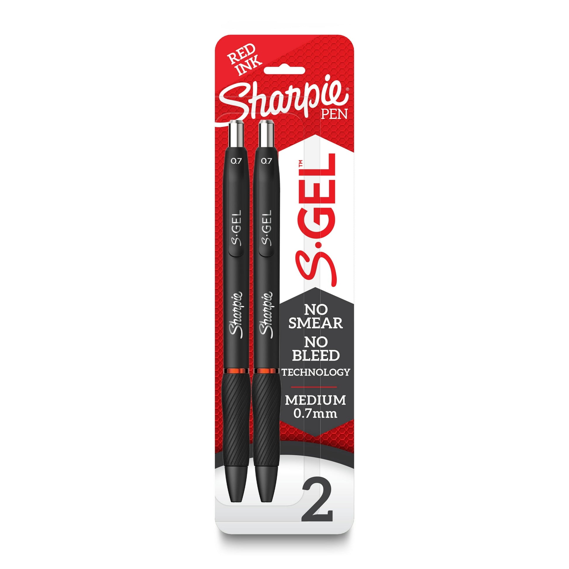Sharpie S-Gel Blue Retractable Gel Pen, 2 count