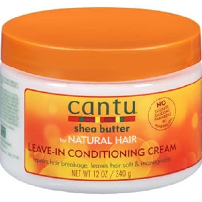 Cantu Shea Butter Leave-In Conditioner Cream Jar 12oz