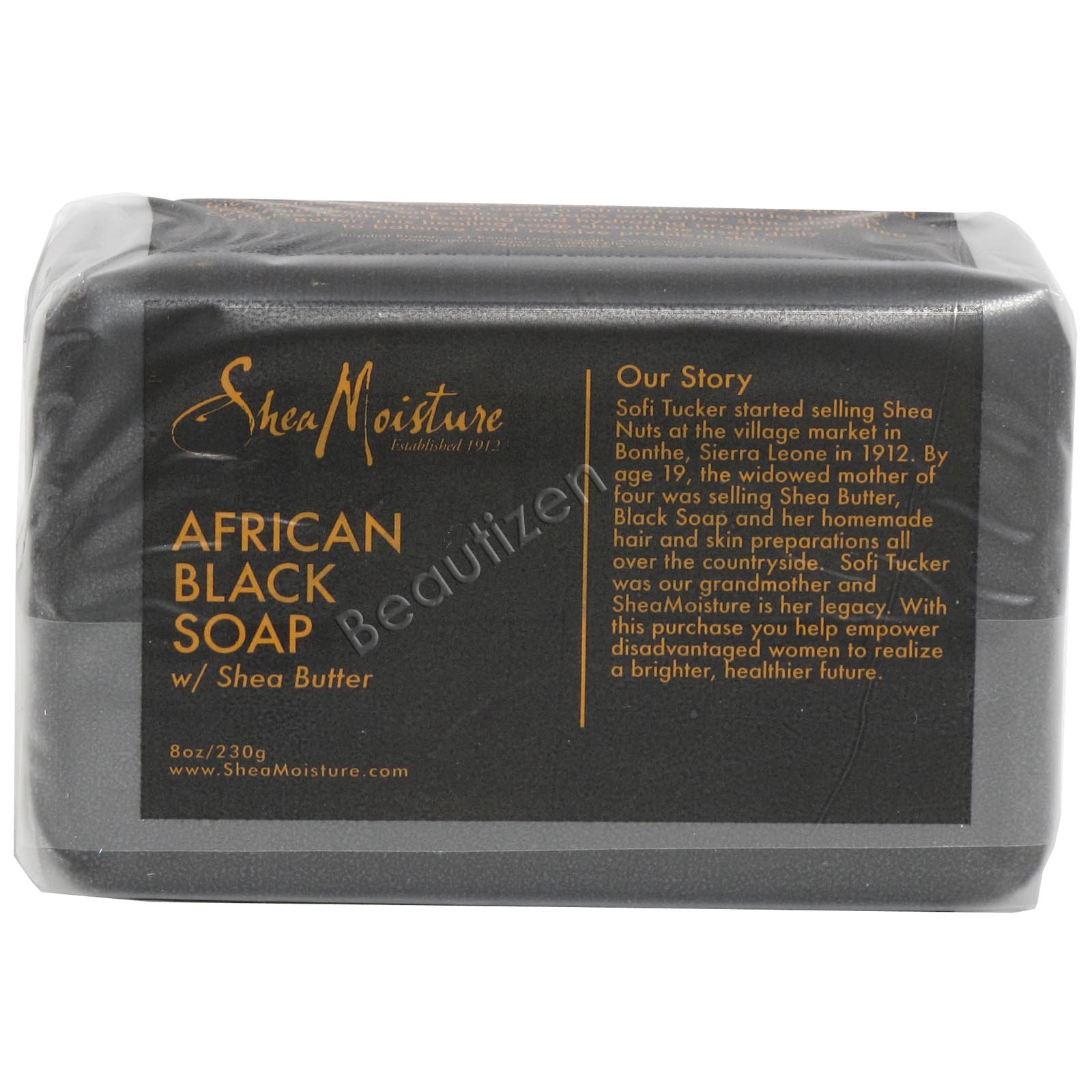 Shea Moisture Soap 3.5oz African Black W/ Shea Butter