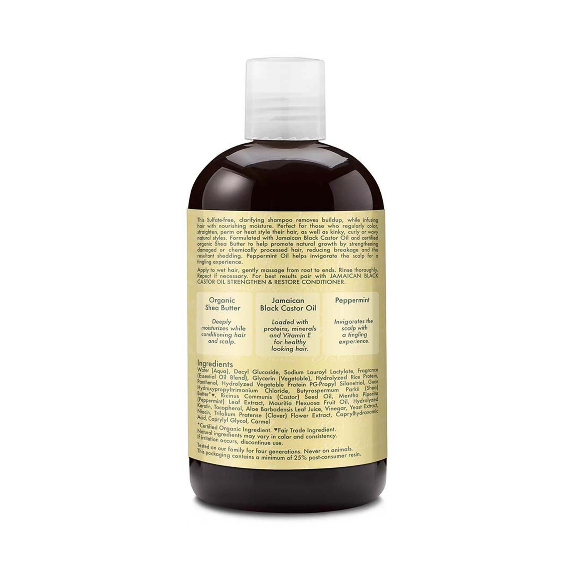 STRENGTHEN AND RESTORE SHAMPOO JAMAICAN BLACK CASTOR OIL