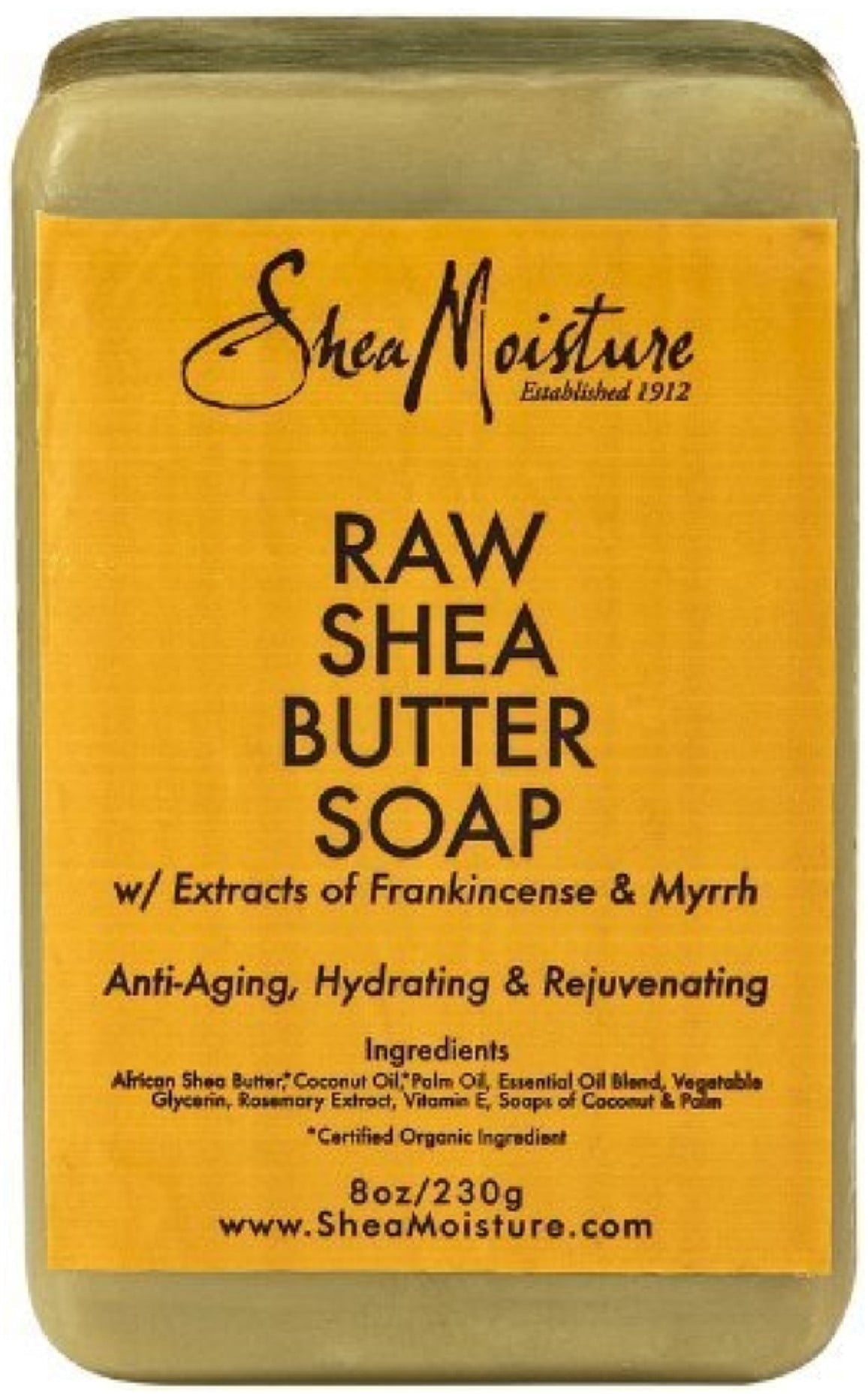 S/M RAW SHEA BUTTER BAR SOAP 8Z