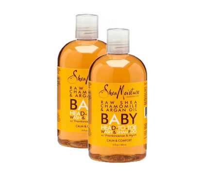 S/M RAW SHEA BABY WASH SHP 13OZ