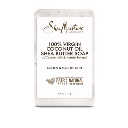Shea Moisture Soap 8oz Bar 100% Virgin Coconut Oil