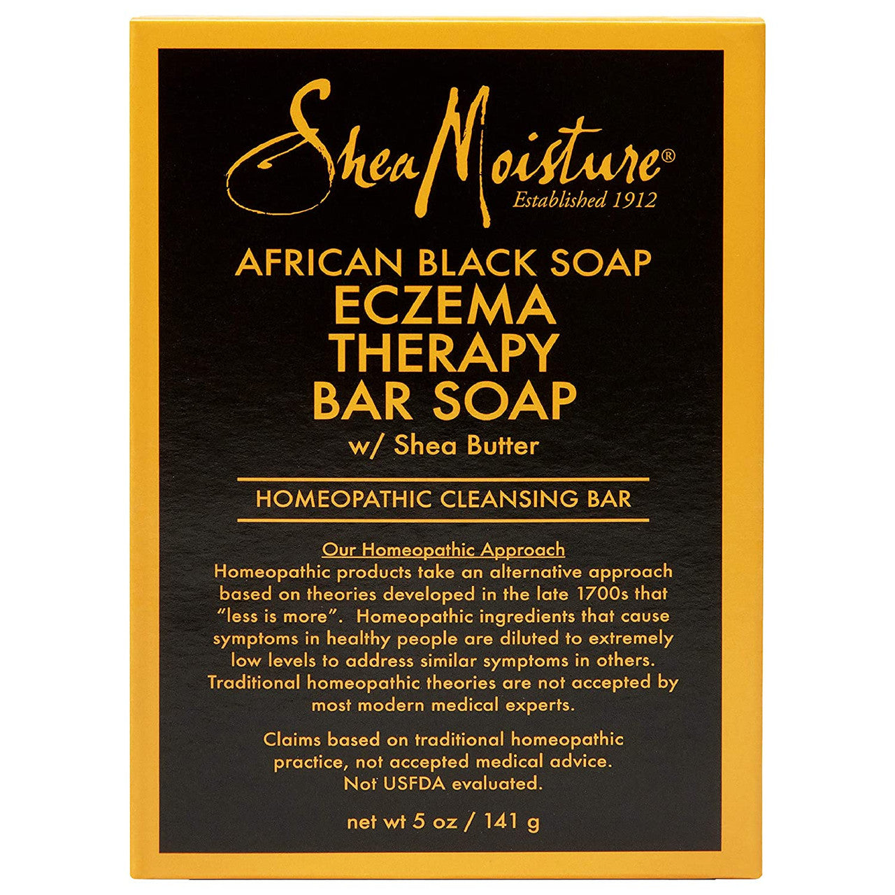 Shea Moisture Soap 5oz Bar African Black (Eczema Therapy)