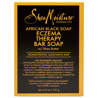 Shea Moisture Soap 5oz Bar African Black (Eczema Therapy)