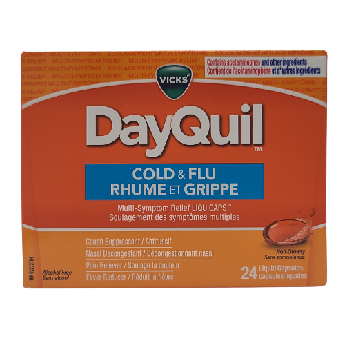 DAYQUIL SVR CLD&FLU+VICKS VAPCL CPL 24CT