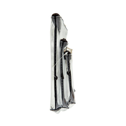 Sicara Clear Cosmetic Bag 3-Piece Bag Set
