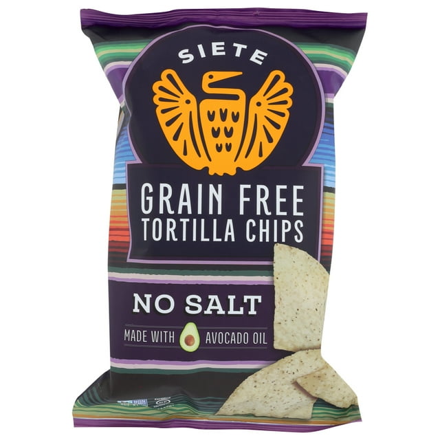 SIETE TORTILLA CHIP,NO SALT