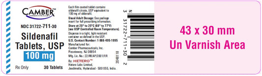 SILDENAFIL CITRATE TB 50MG 100