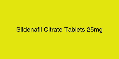 SILDENAFIL CITRATE TB 25MG 500