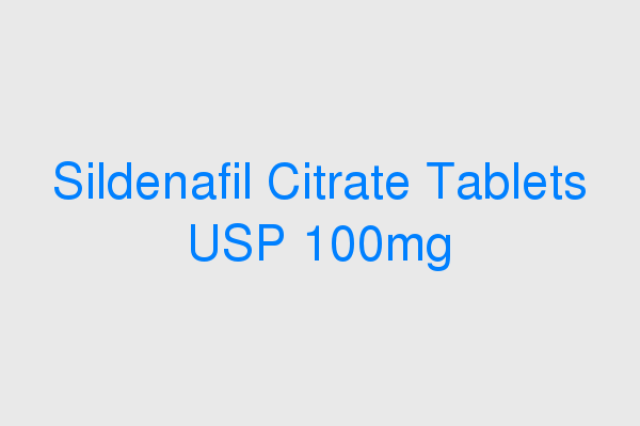 SILDENAFIL TB 100MG 30 USP