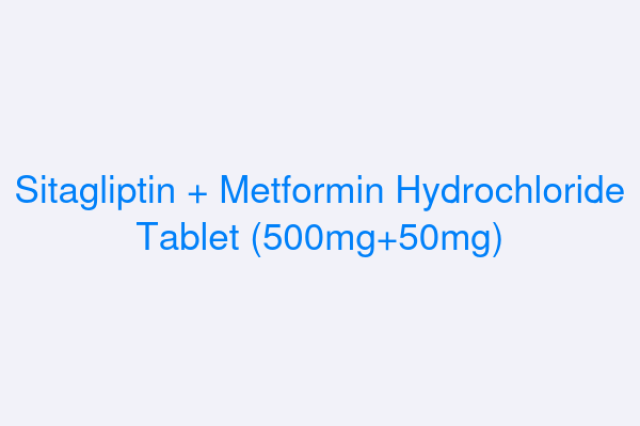 SITAGLIPTIN/MET HCL TB50-500MG 60