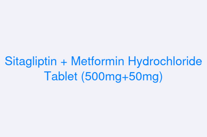 SITAGLIPTIN/MET HCL TB50-500MG 60