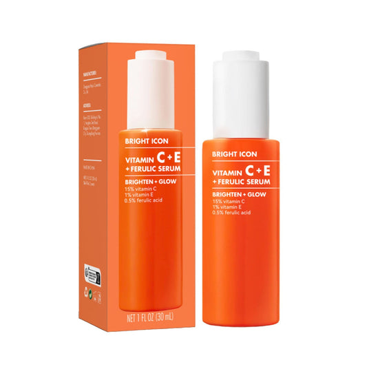 e.l.f. SKIN Bright Icon Vitamin C + E + Ferulic Face Serum, 1 oz