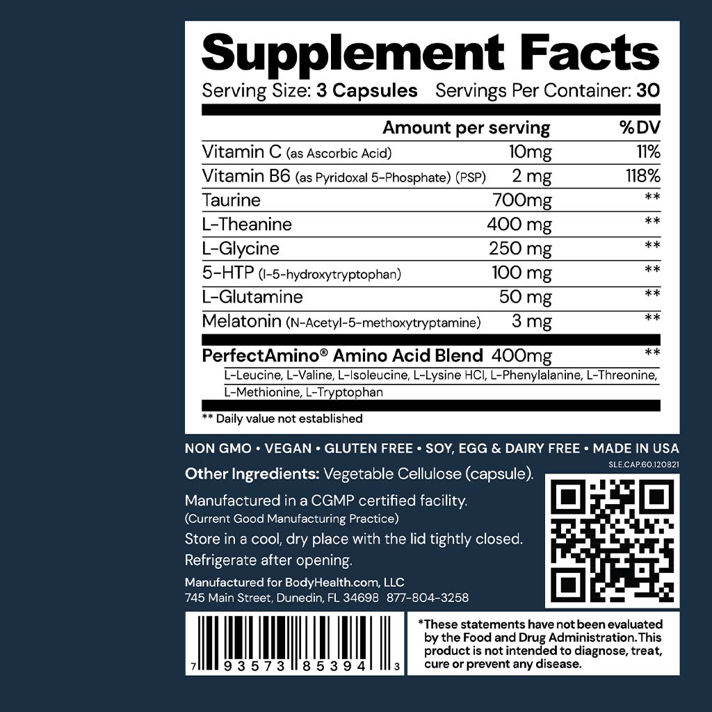 BRIGHTFULL SLEEP SUPP,BLKBRY,32 CT