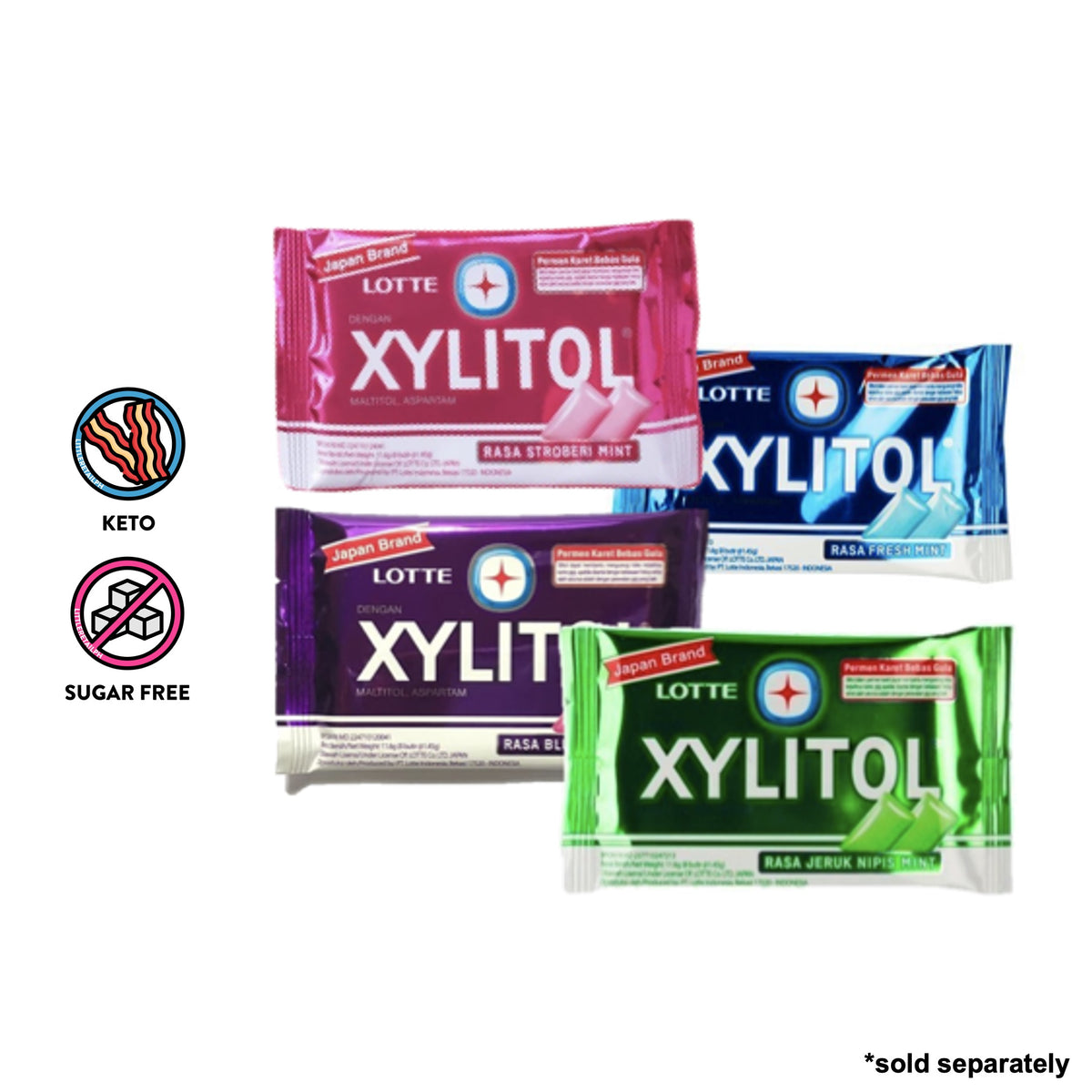 XYLITOL GUM,BOX,ASST,FLV