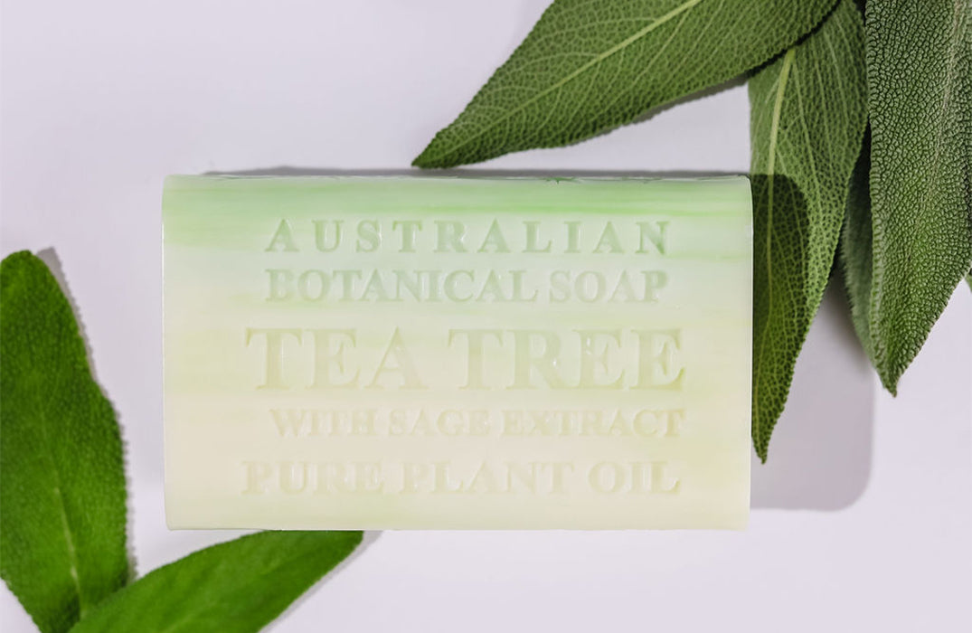 AUSTRALIAN BOTANICAL SOAP BAR SOAP,TEA TREE