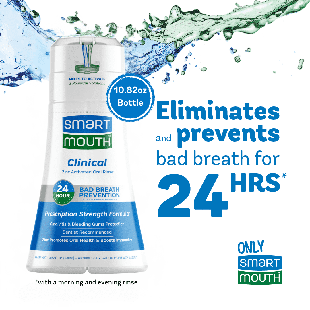 SMARTMOUTH CLINICAL DDS RINSE MINT 16OZ
