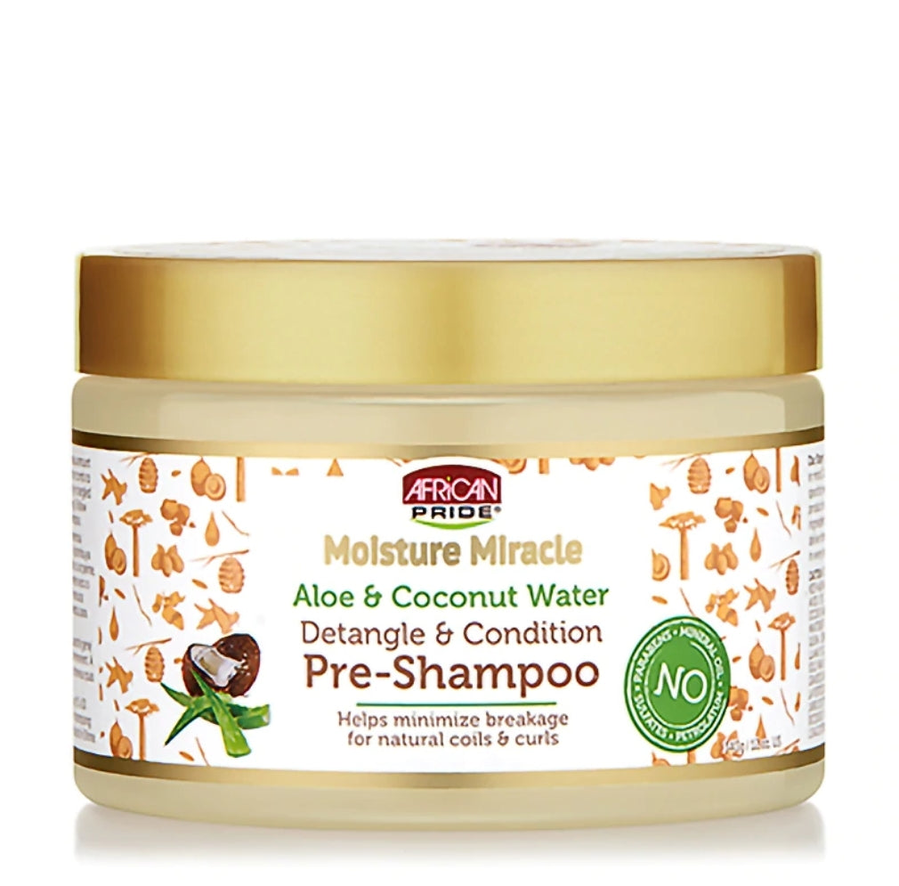 African Pride Shampoo Aloe And Coconut Water 12oz