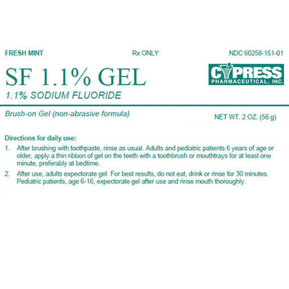 SODIUM FL CW 0.25MG 120 SF DF