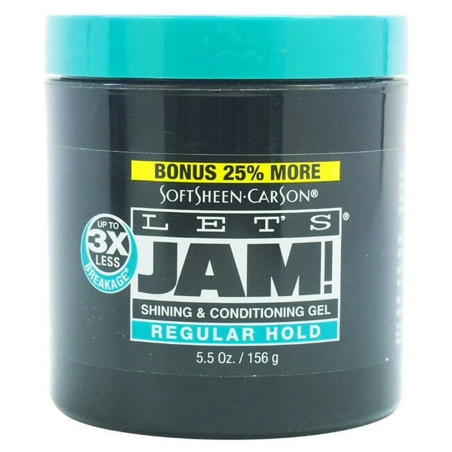 SoftSheen Carson Let's Jam! Shining & Conditioner Gel Regular Hold, 4.4 oz