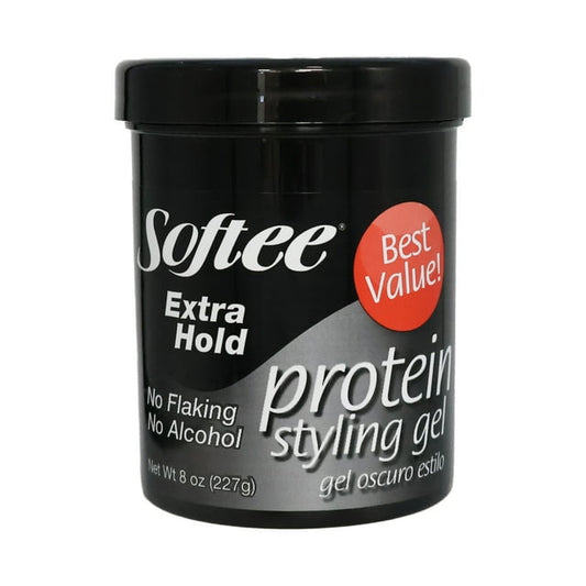 Softee Extra Hold Protein Styling Gel, 8 oz