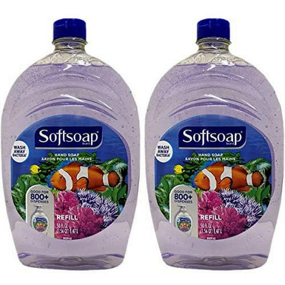 SOFTSOAP AQUARIUM LQ 50OZ REFILL