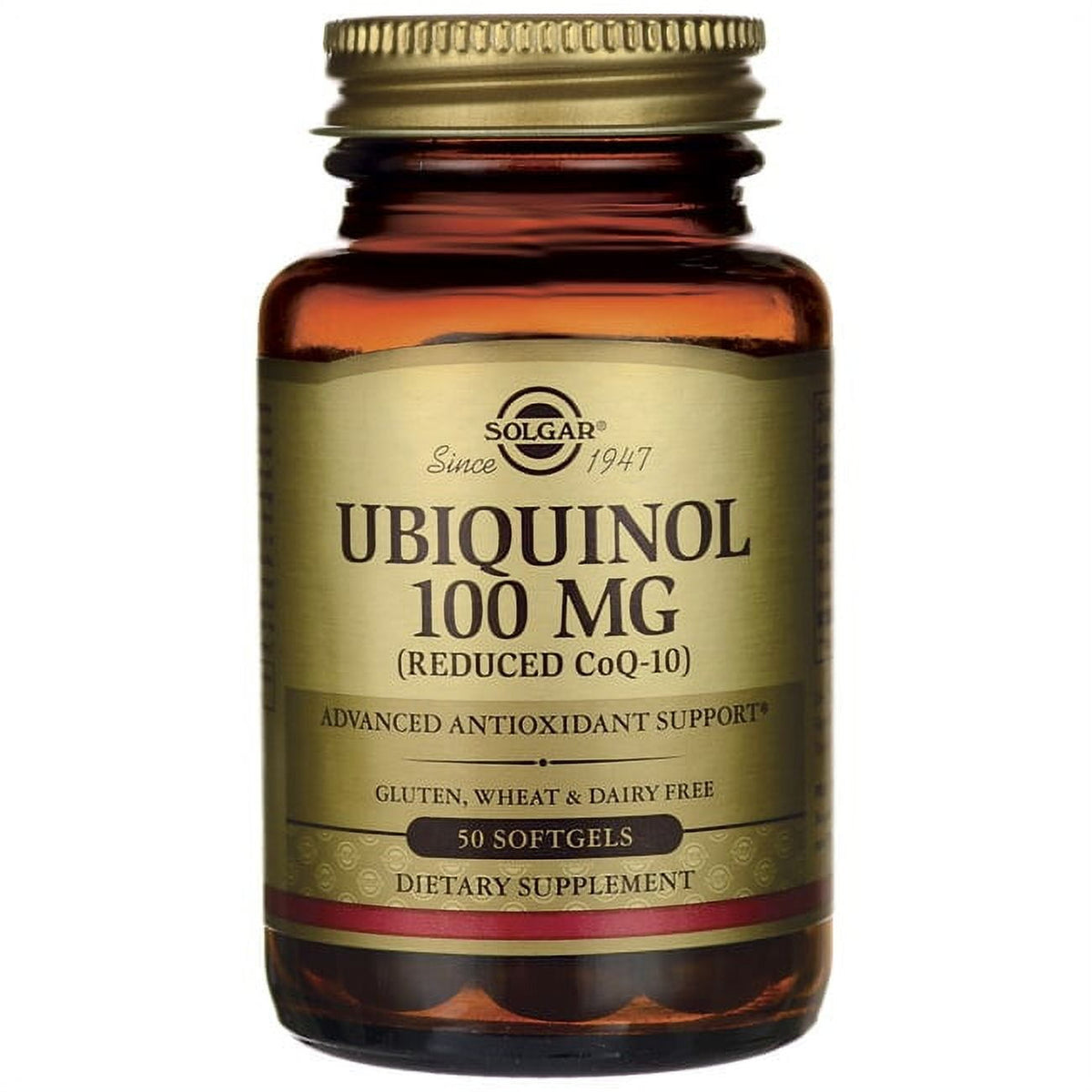 SOLGAR UBIQUINOL,100 MG