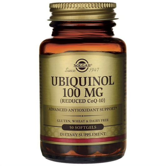 SOLGAR UBIQUINOL,100 MG
