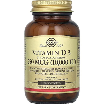 SOLGAR VITAMIN D3,10,000 IU