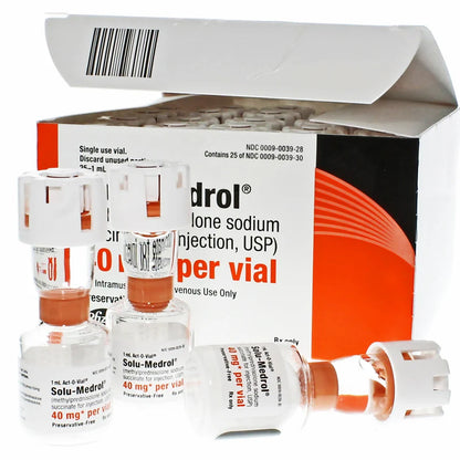 SOLU-MEDROL PR 40MG 25  AOV 1ML