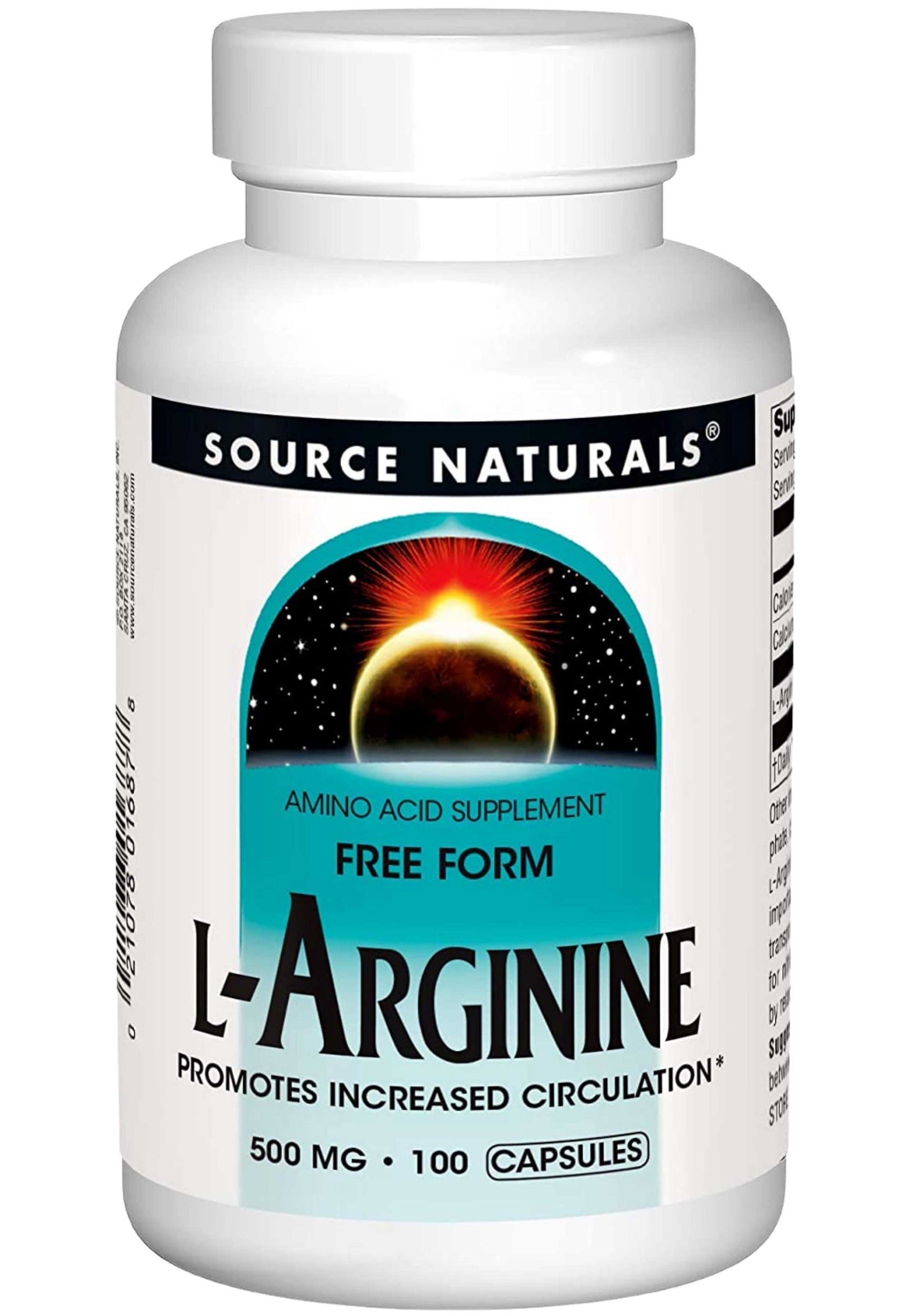 L-ARGININE 500MG CAPSULES 90CT SUNDWN