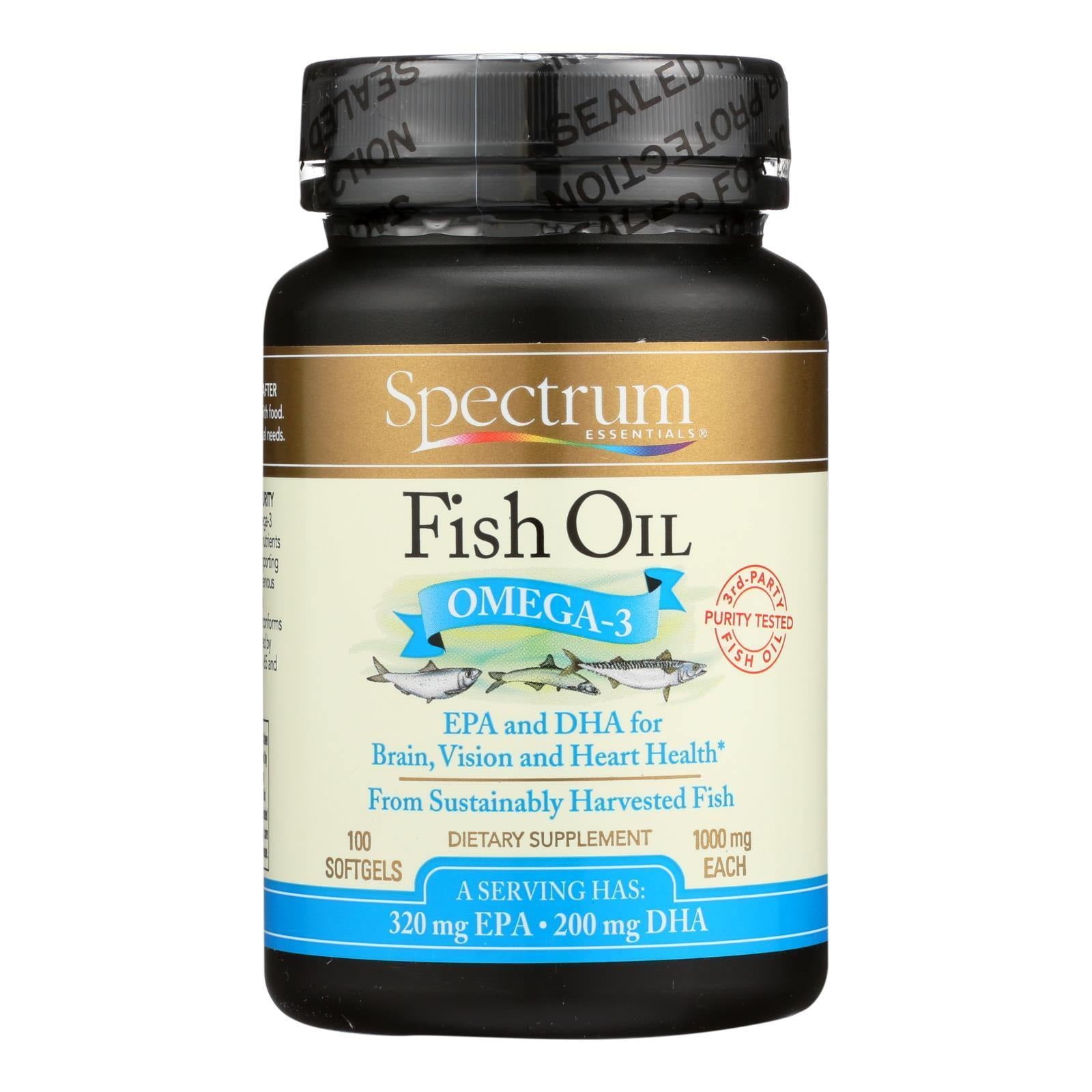 SPECTRUM ESSENTIALS FISH OIL,OMEGA 3