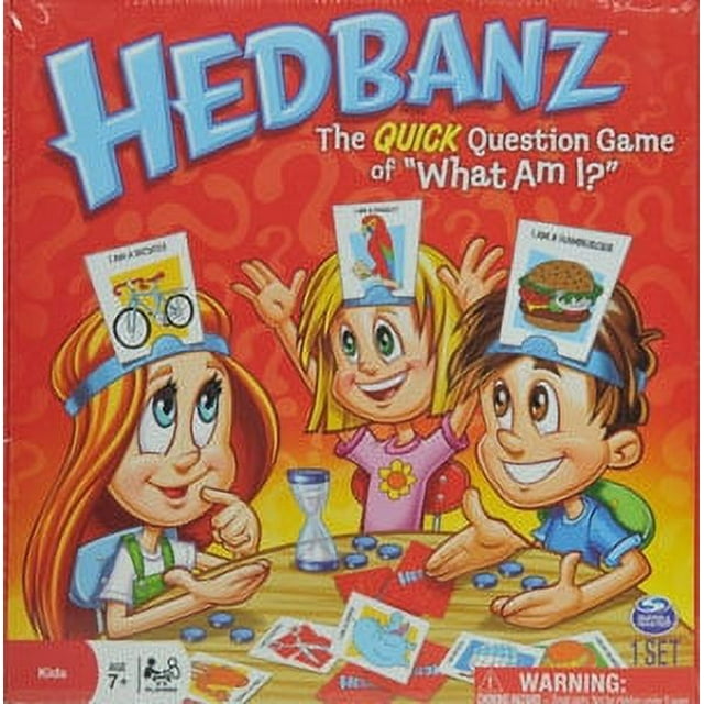 Spin Master Hedbanz 2nd Edition Picture Guessing Board Game