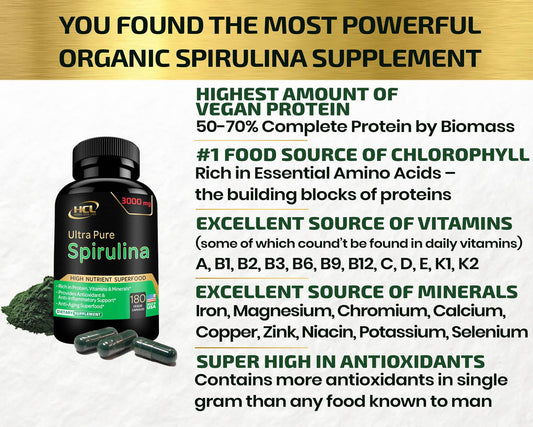 NATURE'S ANSWER SPIRULINA 800MG