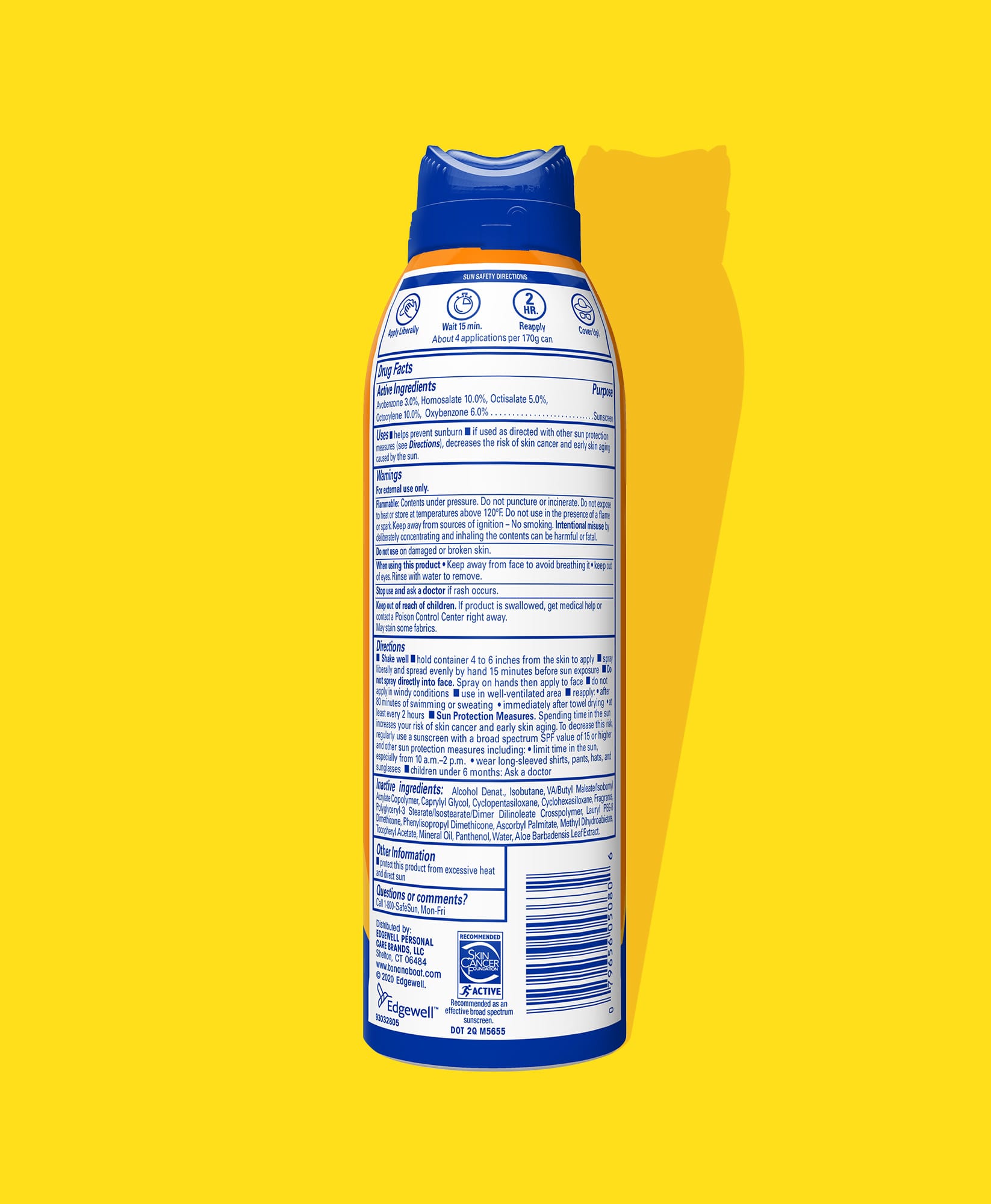 Banana Boat Spf#100 Ultra Defense Spray 6oz