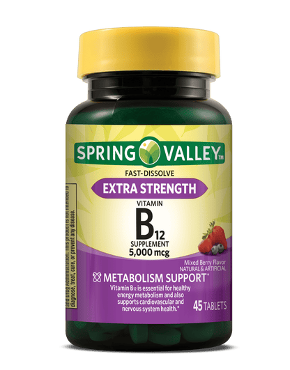 VIT B12 5000MCG QK DSLV LOZ 90CT SUNDWN